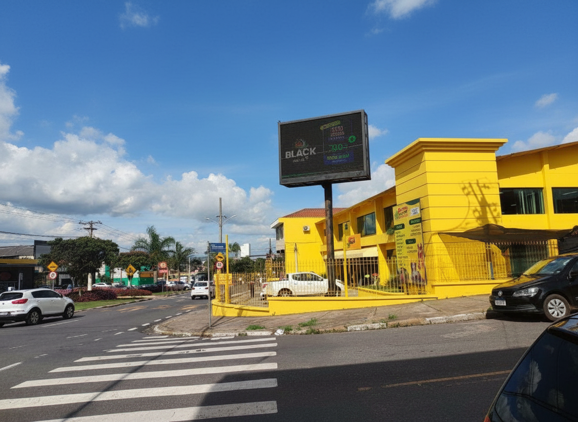 Painel de LED urbano